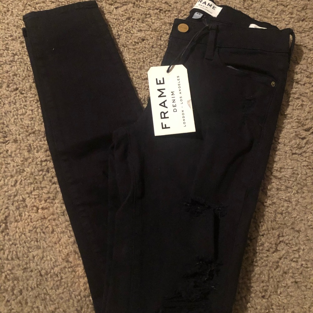 FRAME Le Skinny Rip Deep Dive - Picture 5 of 6